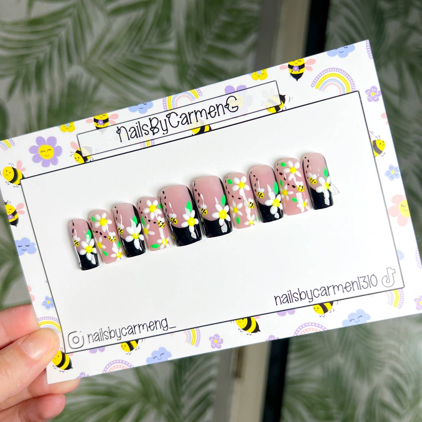 Spring has sprung Acrylic Press on nail