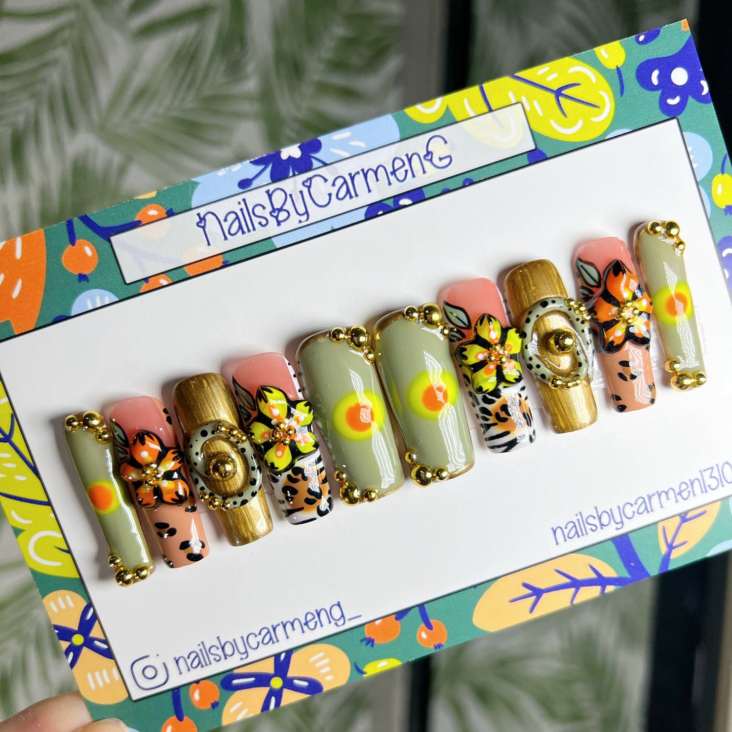 Mother Nature Acrylic Press on nails