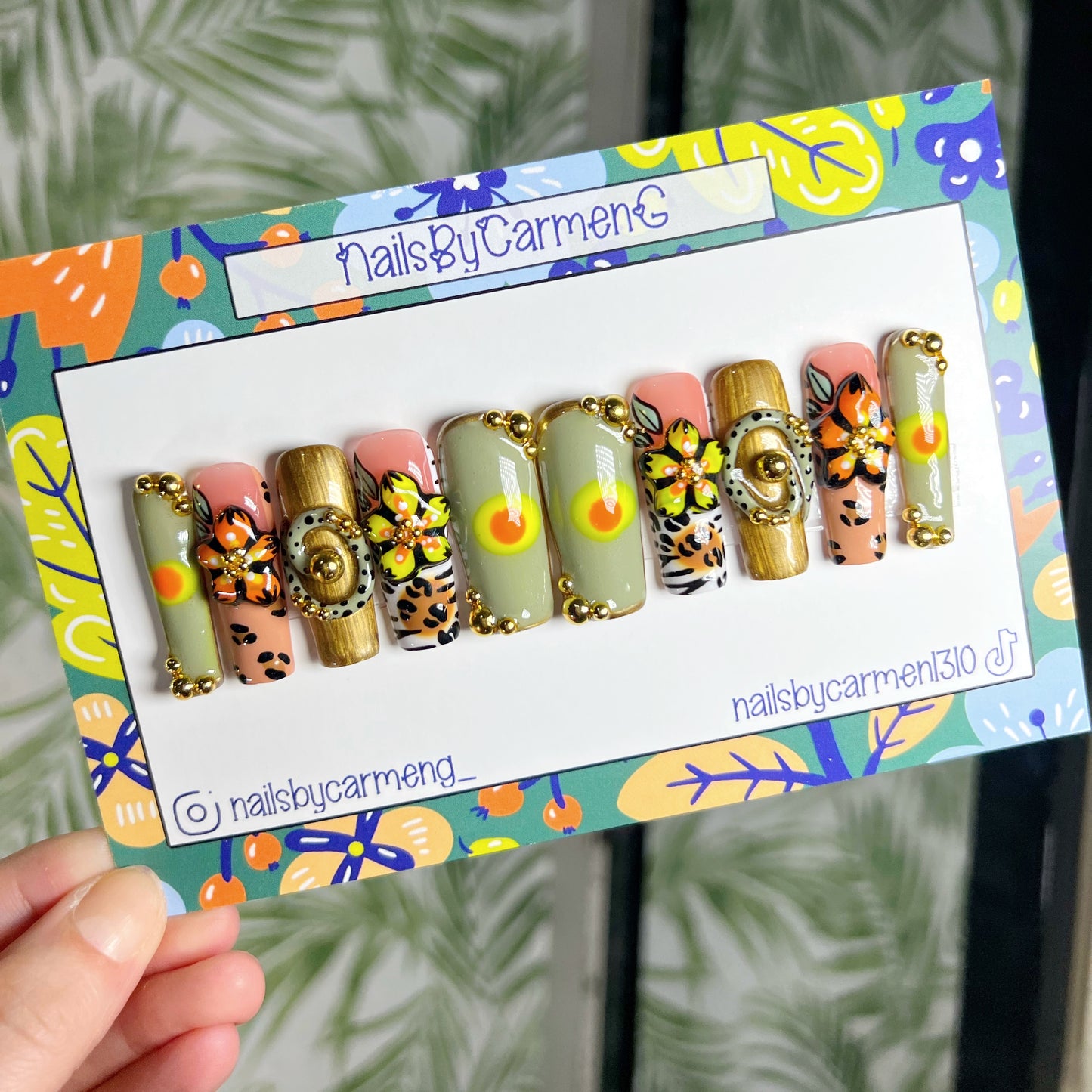 Mother Nature Acrylic Press on nails