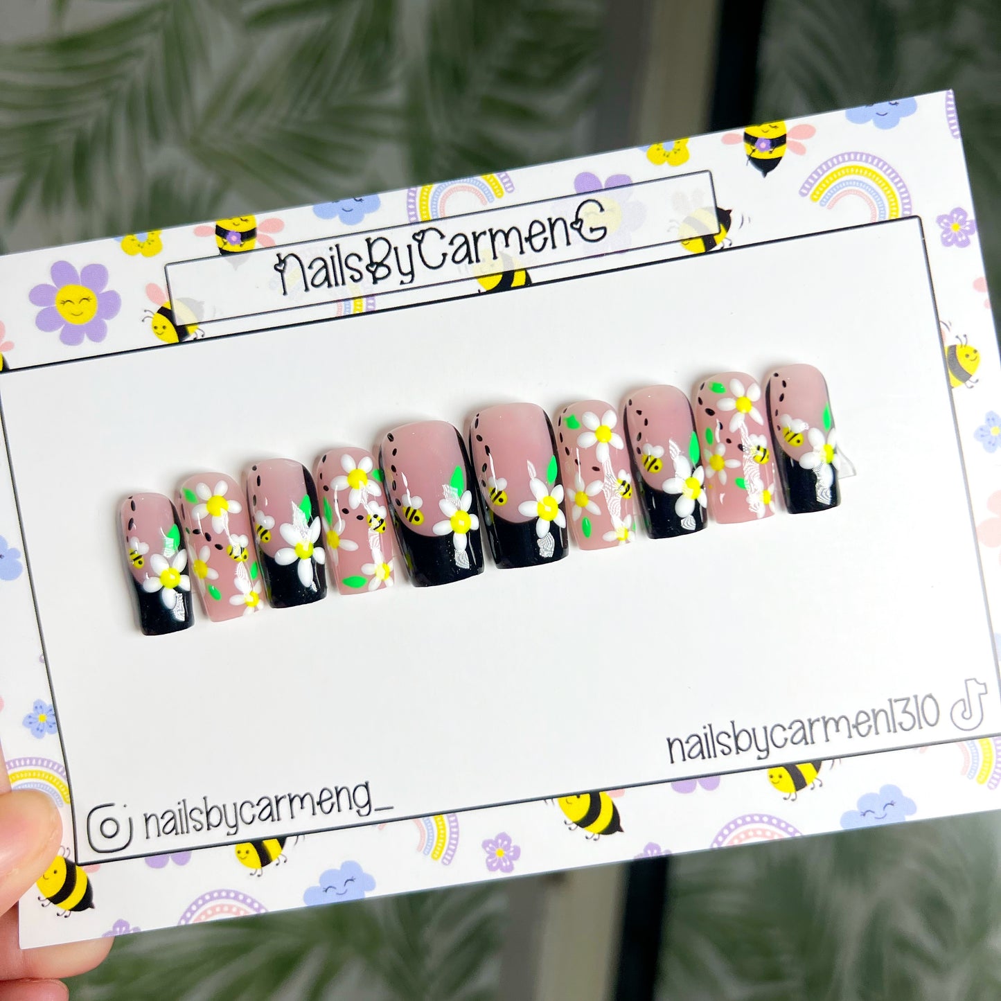 Spring has sprung Acrylic Press on nail