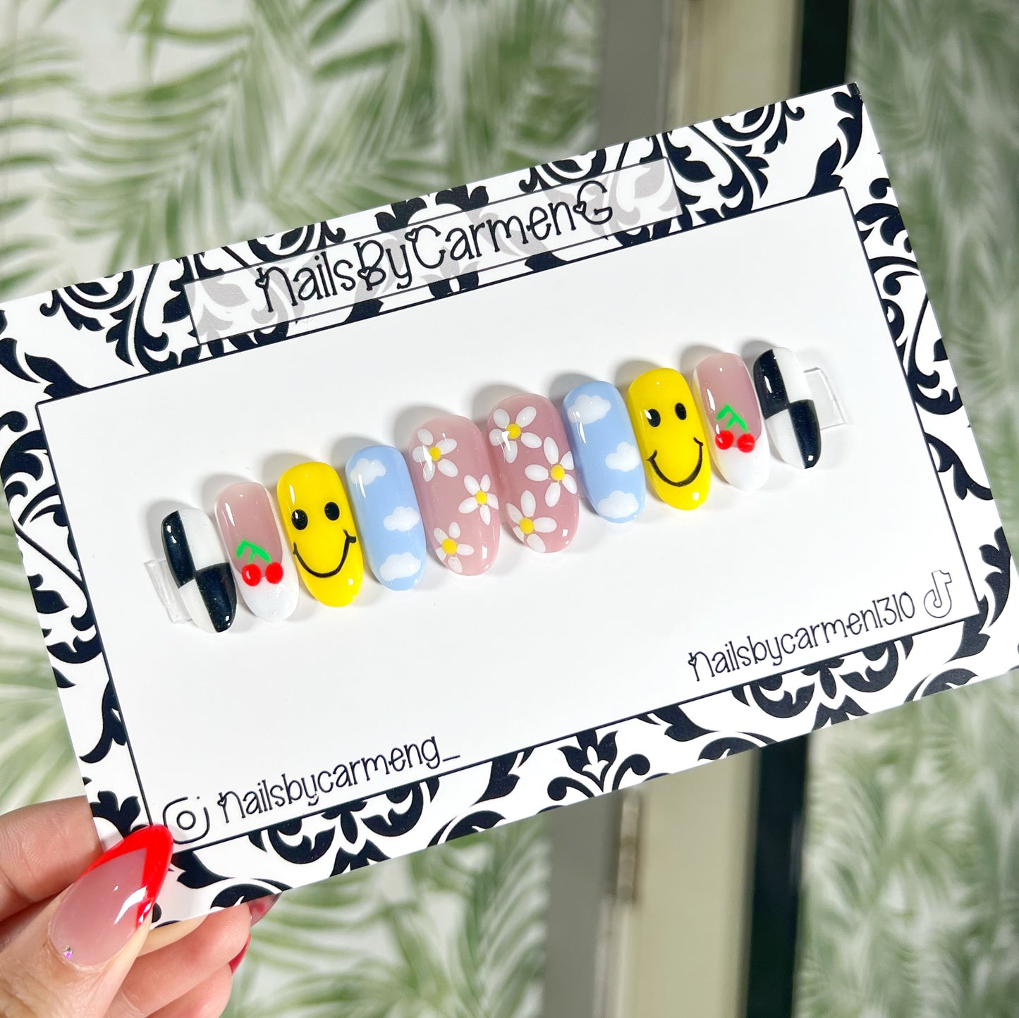 Y2K Mix and Match Acrylic Press On Nails