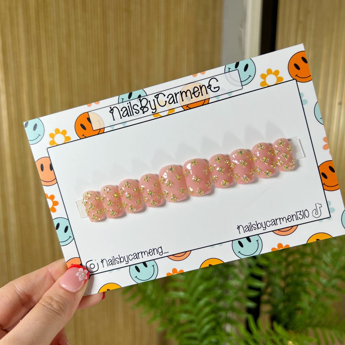 Diamonds are a girls best friend Acrylic Press on nails