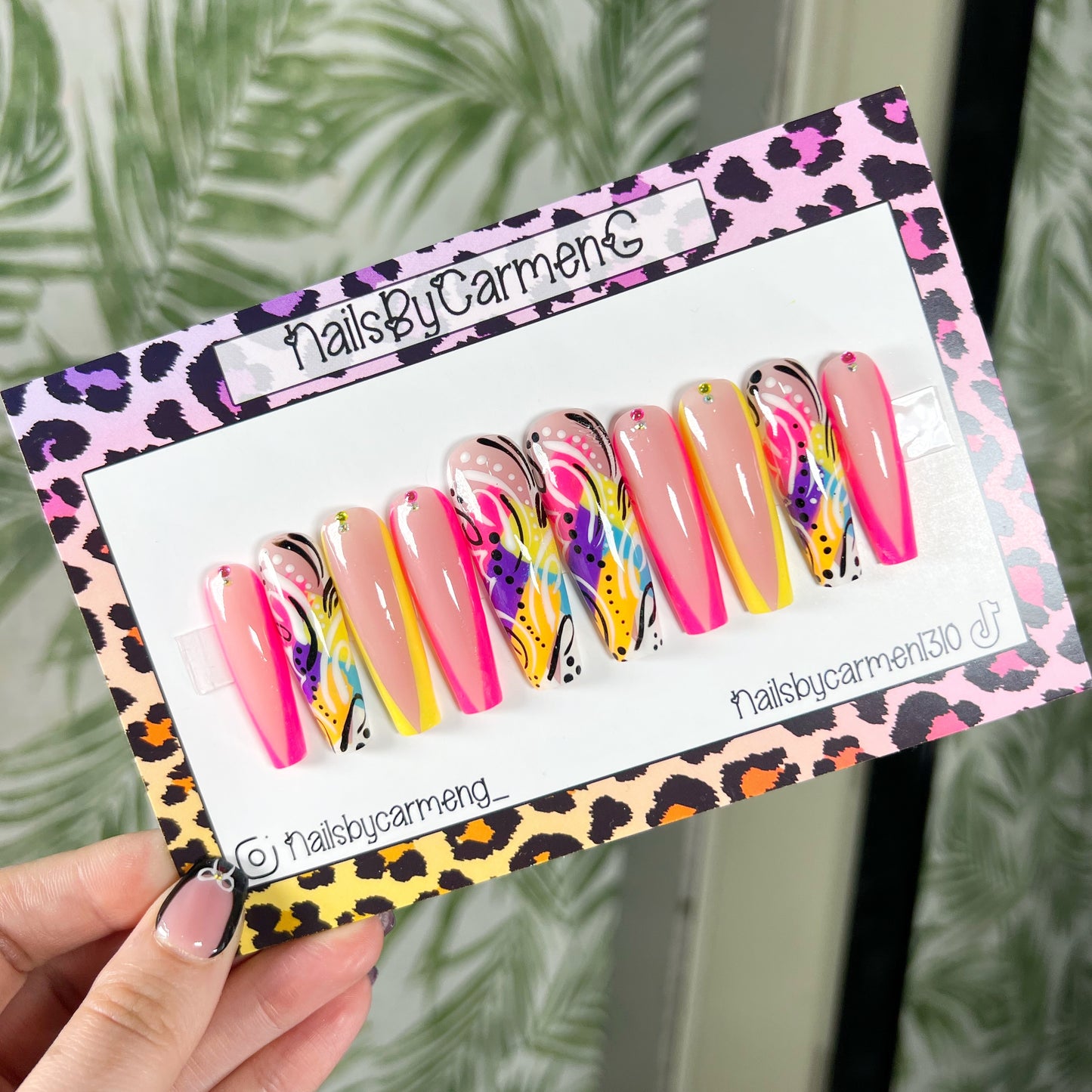 Vacay Babe Acrylic Press on nails