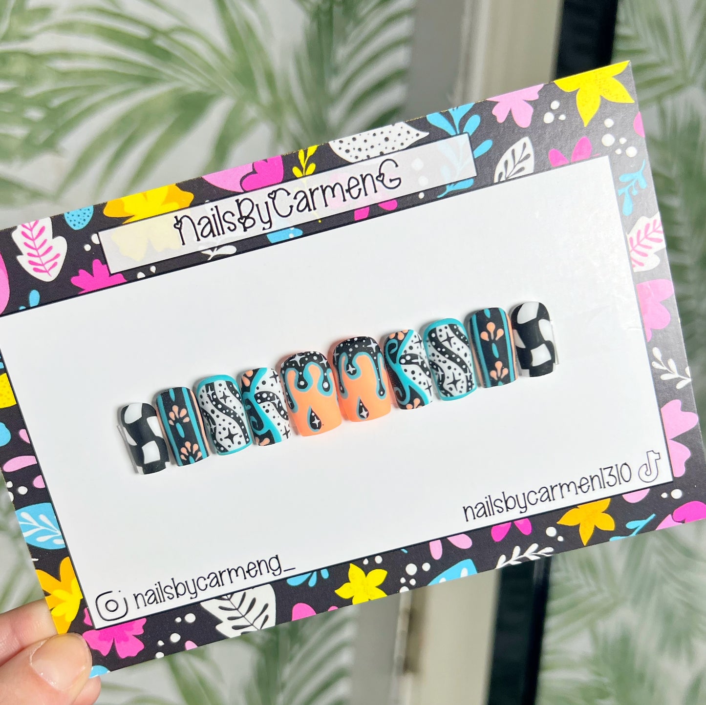 Modern Art Acrylic Press on nails
