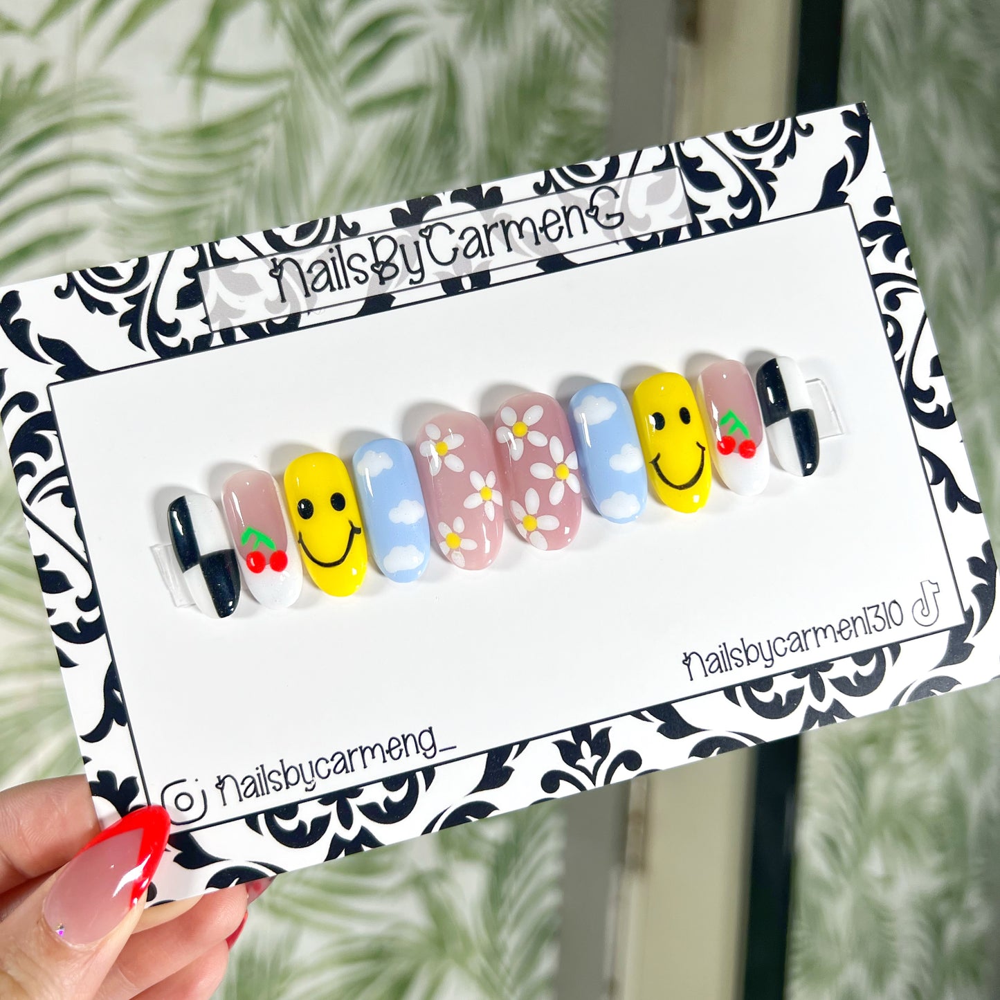 Y2K Mix and Match Acrylic Press On Nails