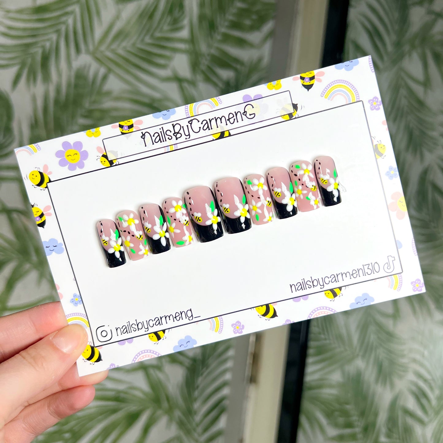 Spring has sprung Acrylic Press on nail