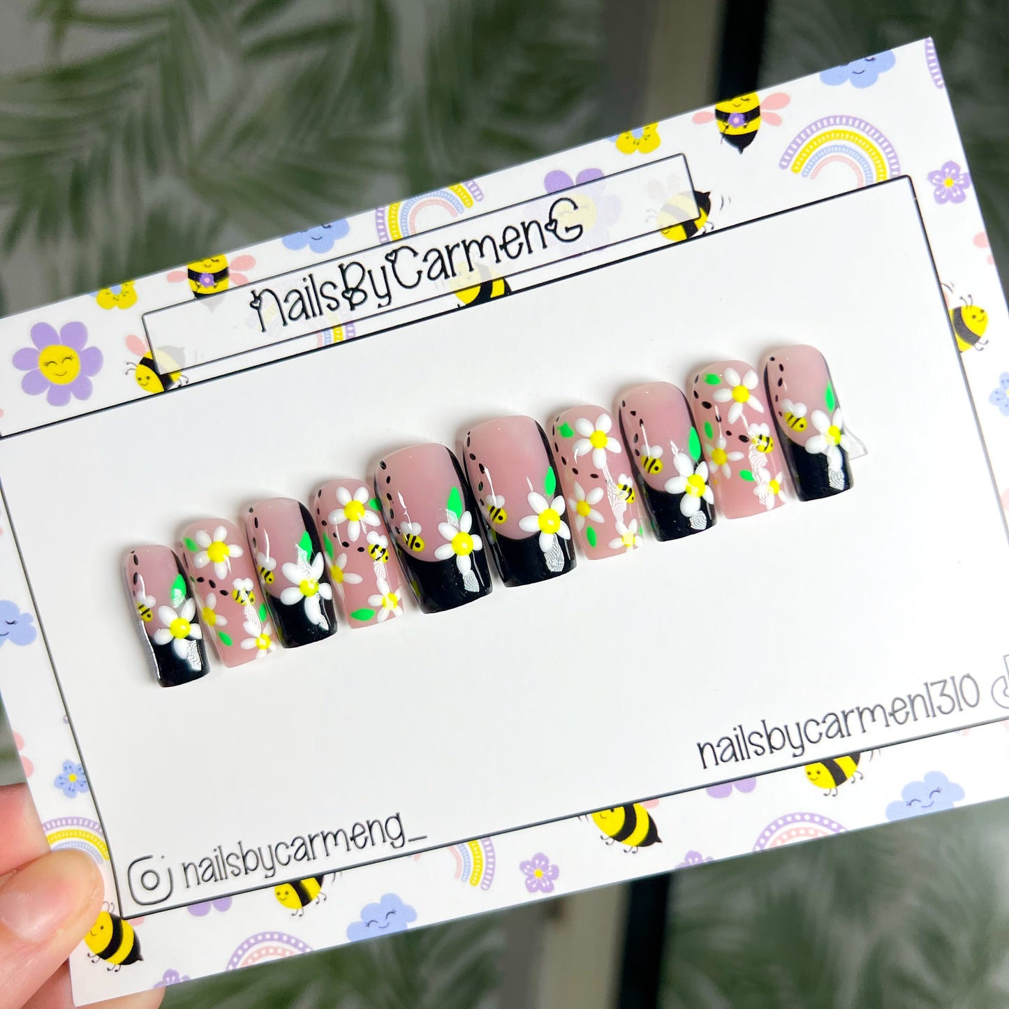 Spring has sprung Acrylic Press on nail