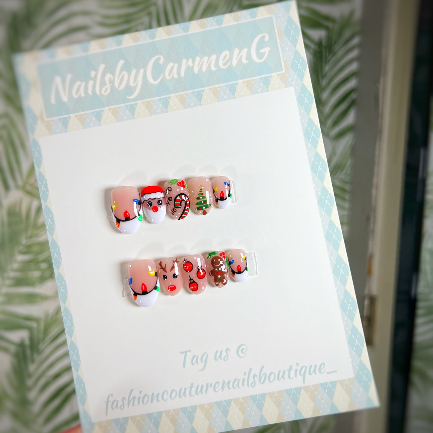 Christmas Press On Nails
