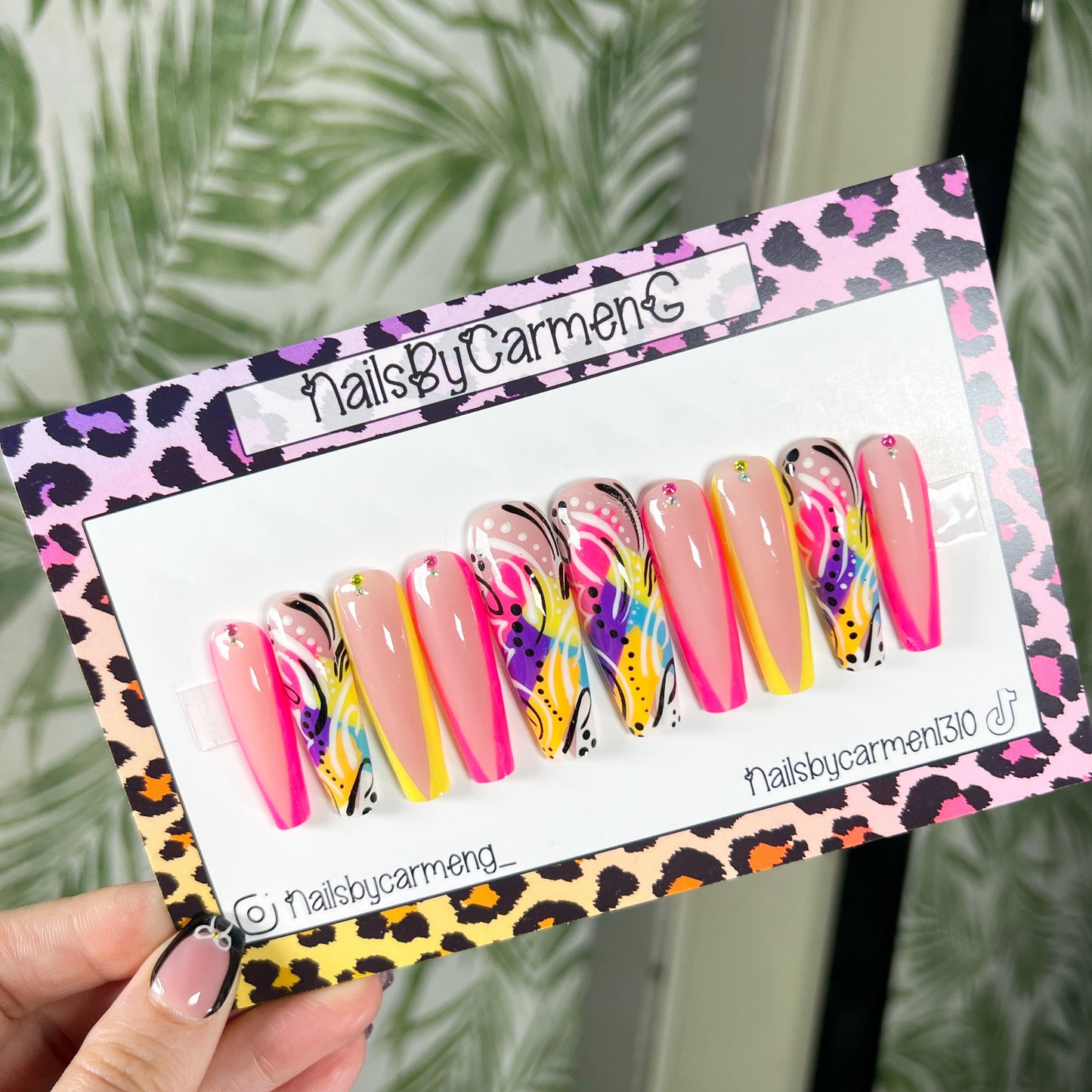 Vacay Babe Acrylic Press on nails