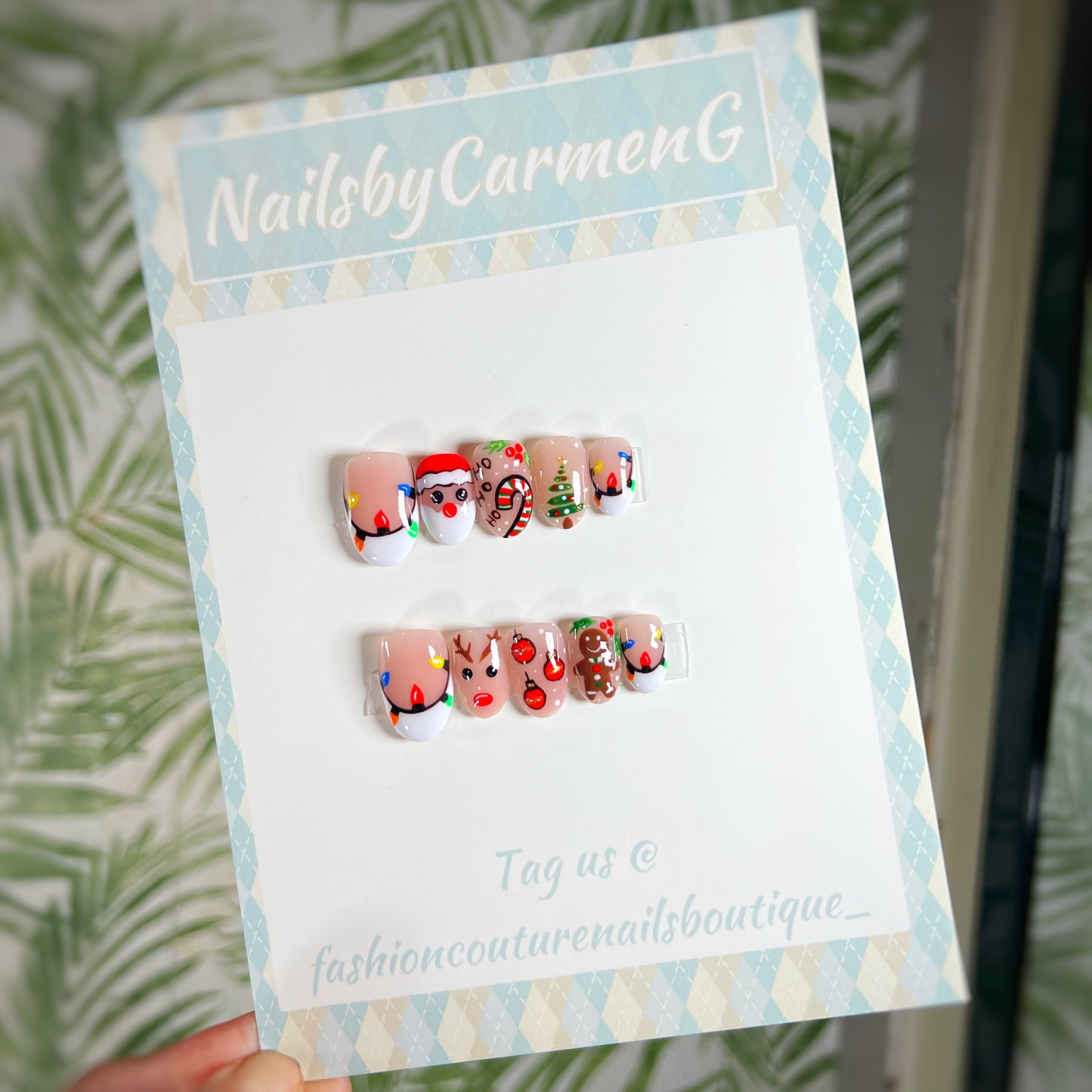 Christmas Press On Nails