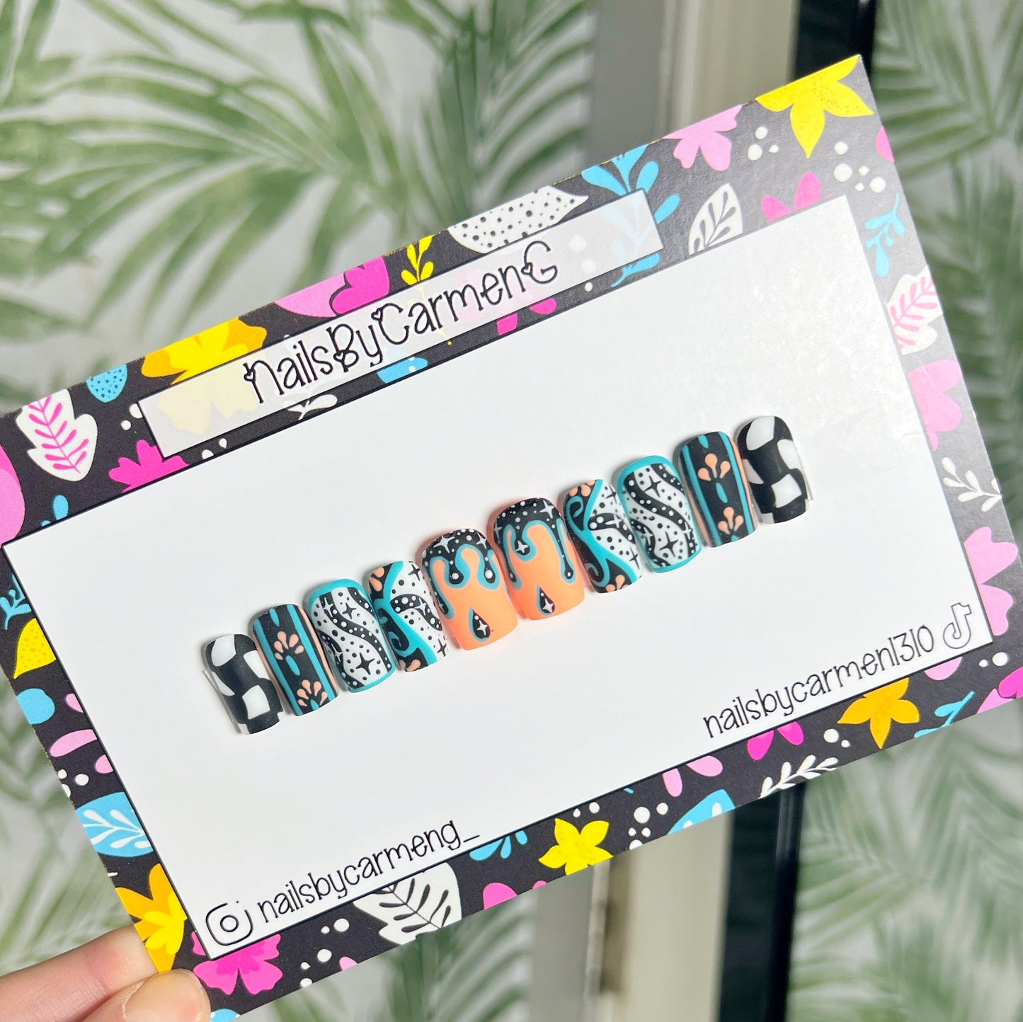 Modern Art Acrylic Press on nails