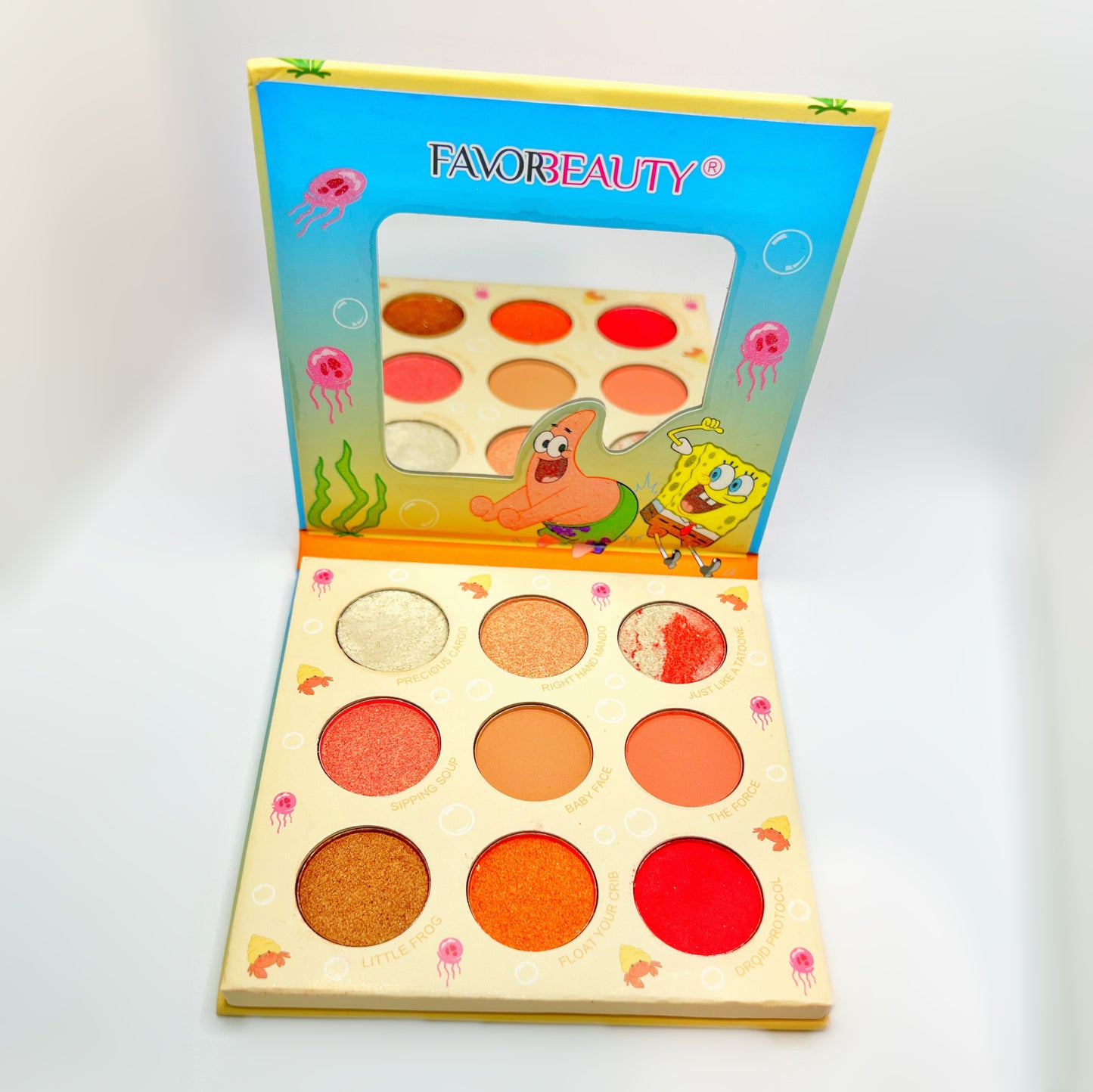 SpongeBob Warm Tones Eye Shadow Palette