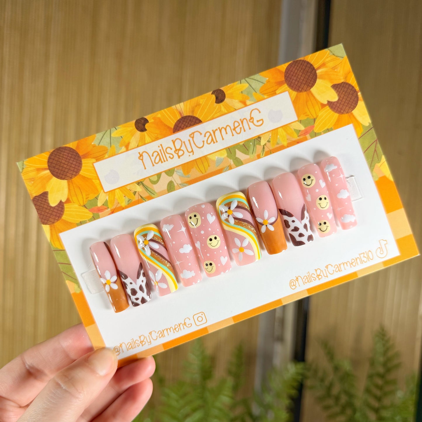 Country Girl Acrylic Press on nails