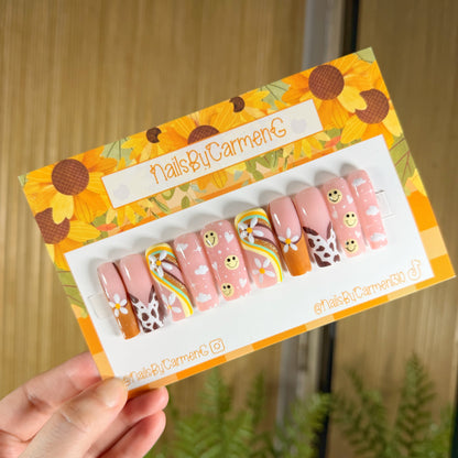 Country Girl Acrylic Press on nails