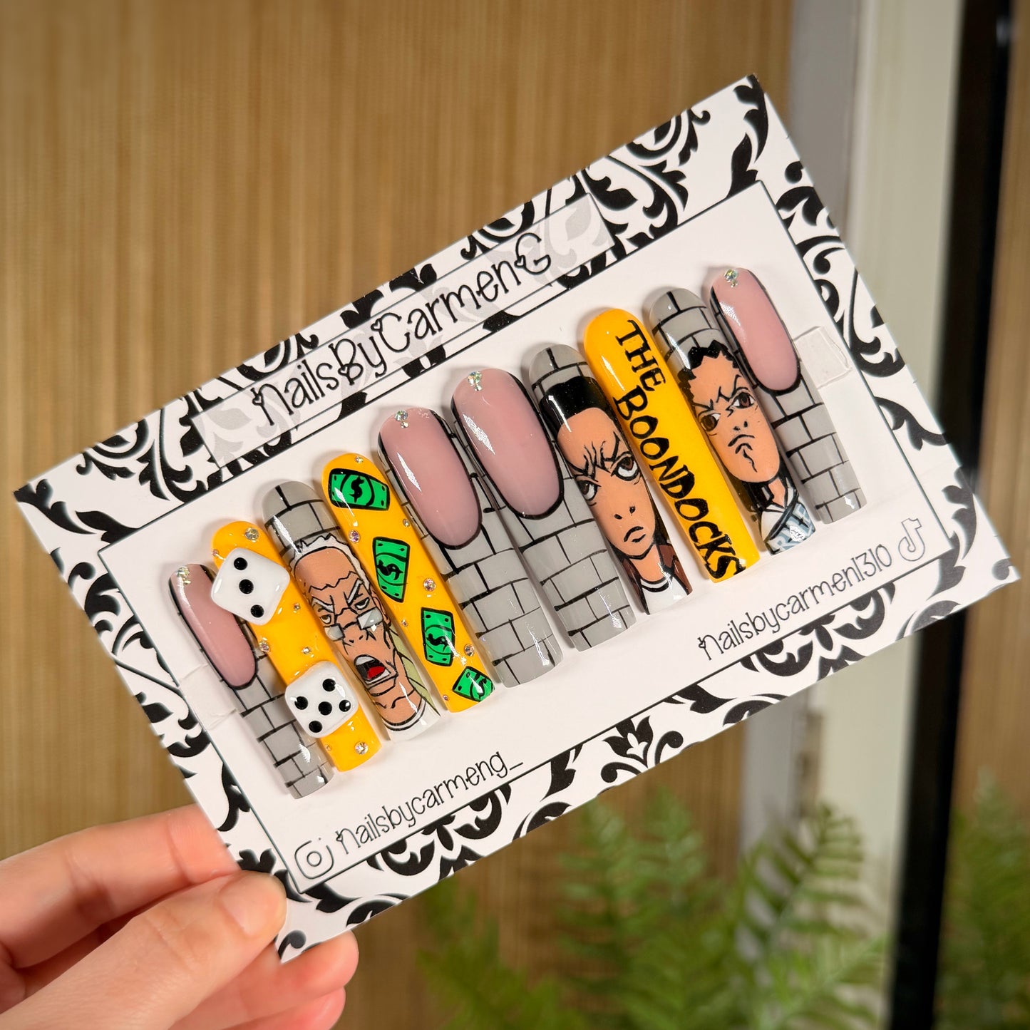 The Boondocks Acrylic Press on nails