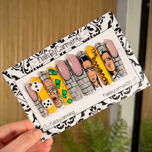The Boondocks Acrylic Press on nails