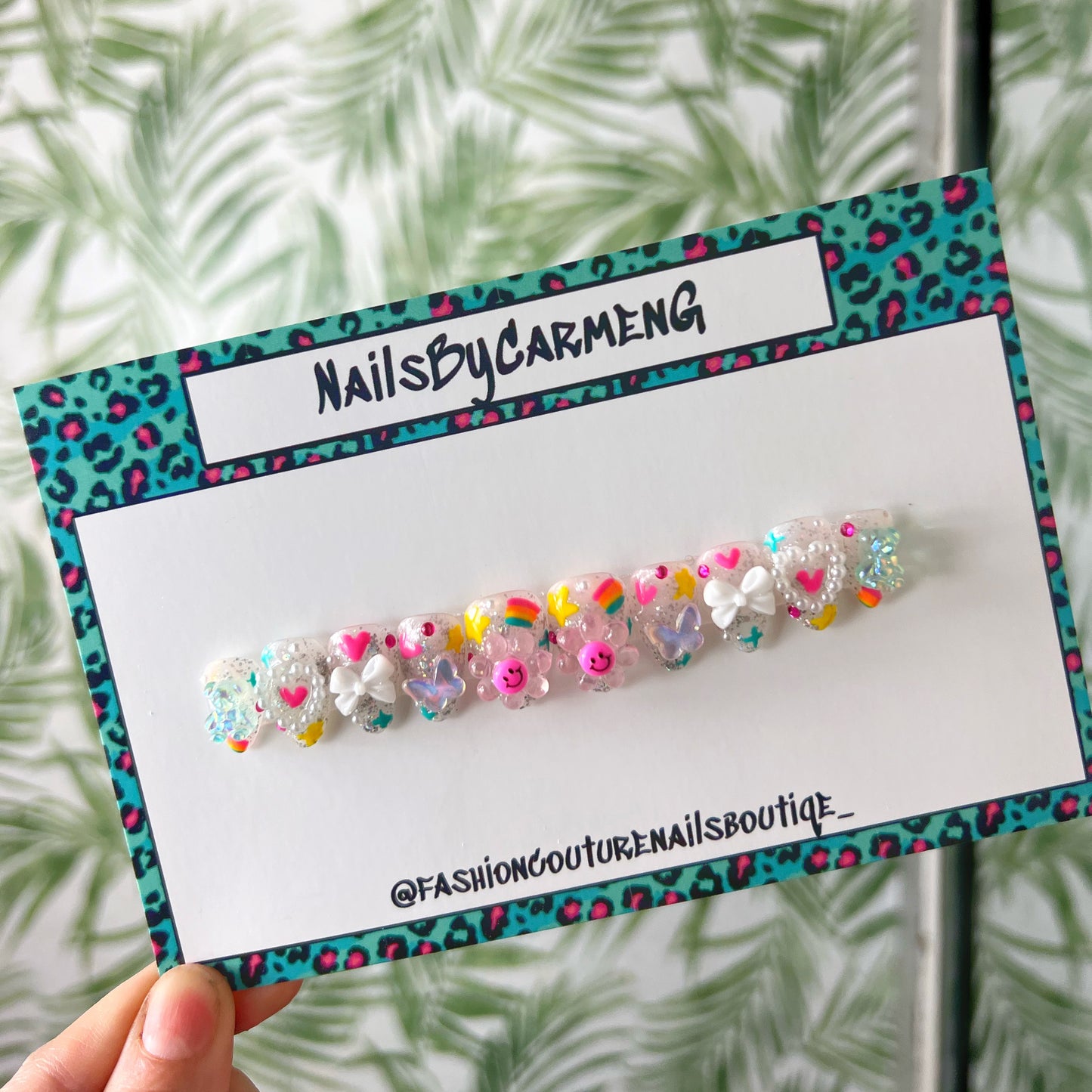 Kawaii junk Acrylic Press on nails