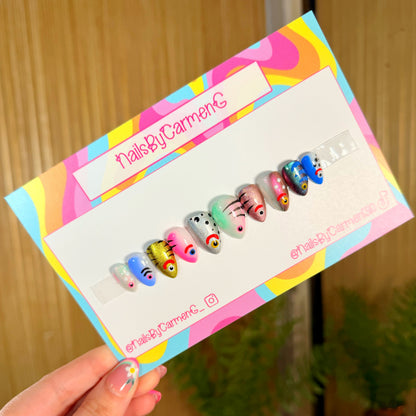 Fish lore Acrylic Press on nails