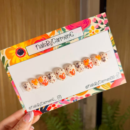 Fall Mickey Acrylic Press On Nails