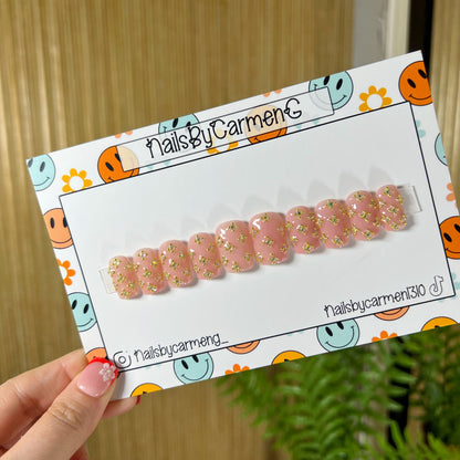 Diamonds are a girls best friend Acrylic Press on nails