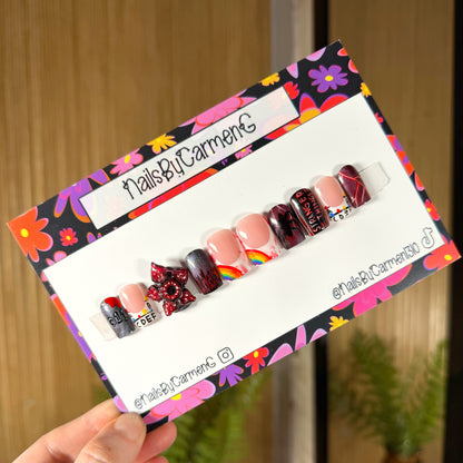 Stranger things Acrylic Press on nails