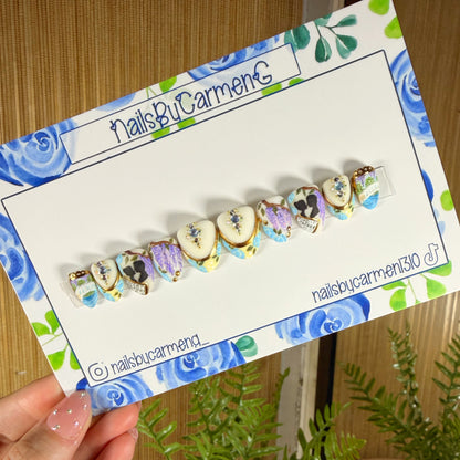 Bridgerton 3d Textured Acrylic Press on nails