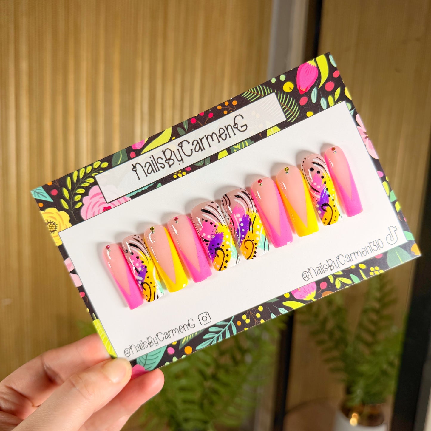 Vacay Babe Acrylic Press on nails