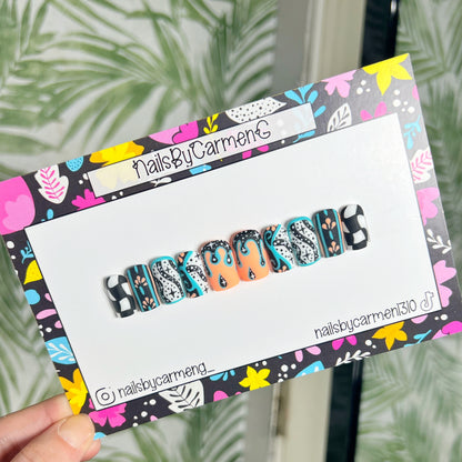 Modern Art Acrylic Press on nails