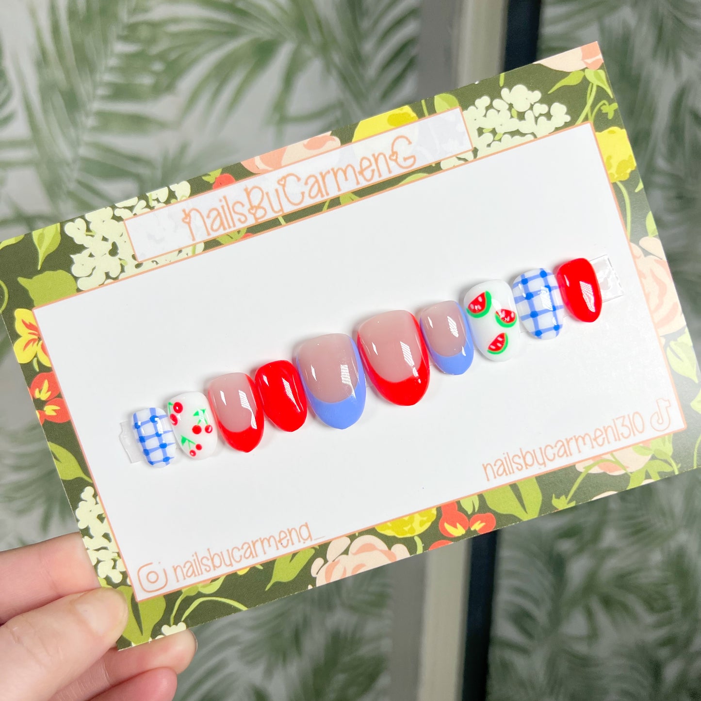 Cottage Core Acrylic Press on nails