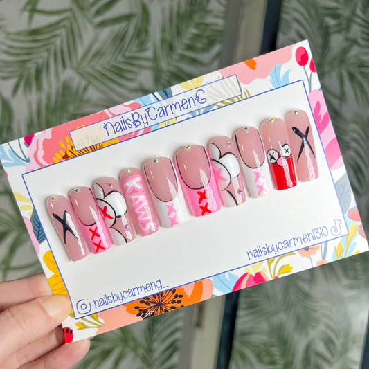 Kaws Acrylic Press on nails