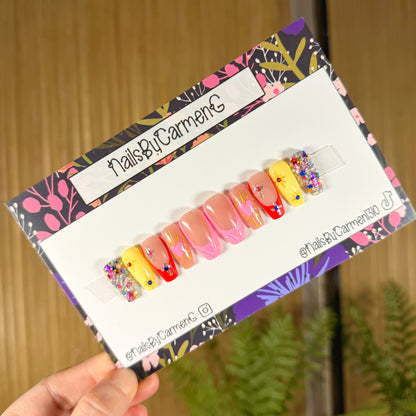 Princess vibes Acrylic Press on nails