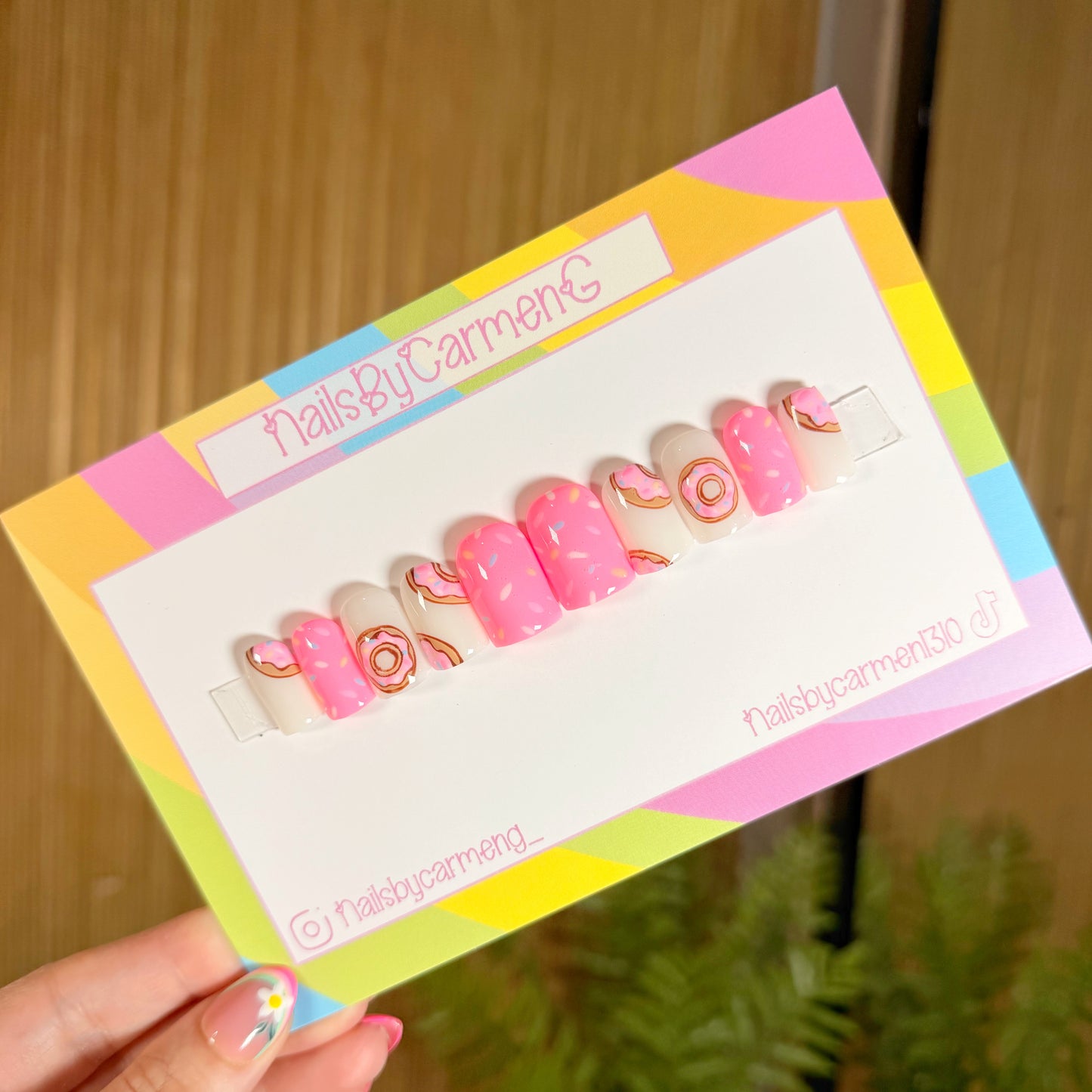Sweet donuts Acrylic Press on nails