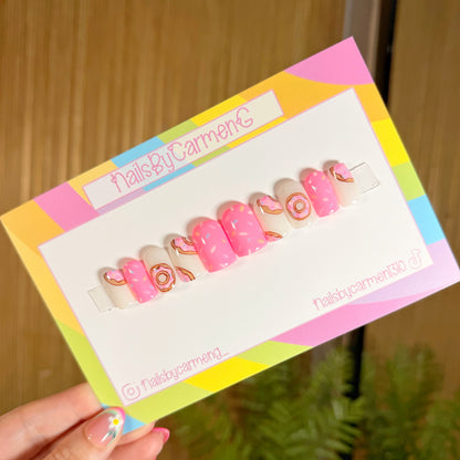 Sweet donuts Acrylic Press on nails
