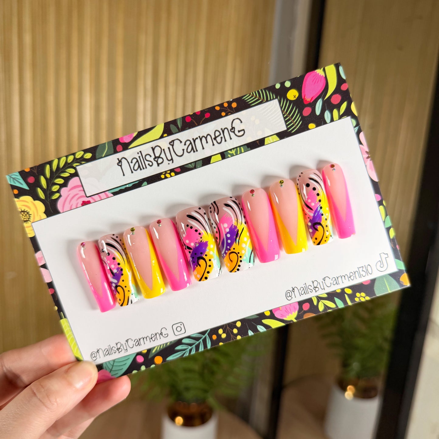 Vacay Babe Acrylic Press on nails