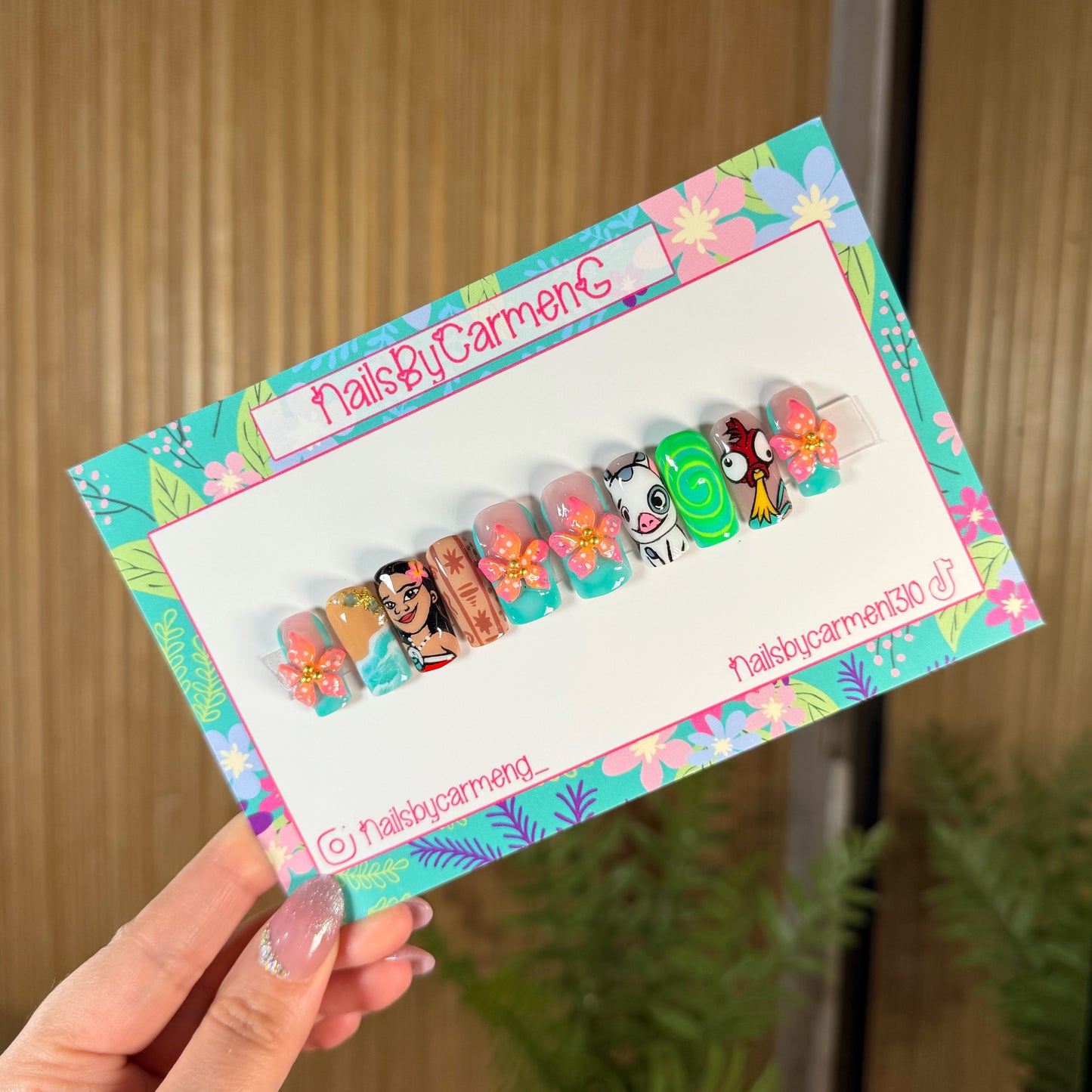 Moana Acrylic Press on nails