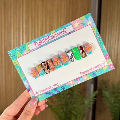 Moana Acrylic Press on nails