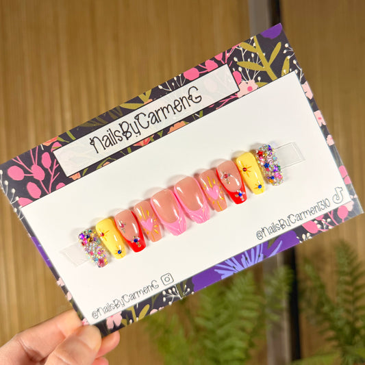 Princess vibes Acrylic Press on nails