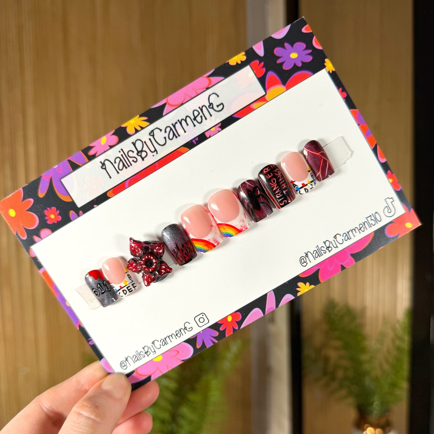 Stranger things Acrylic Press on nails