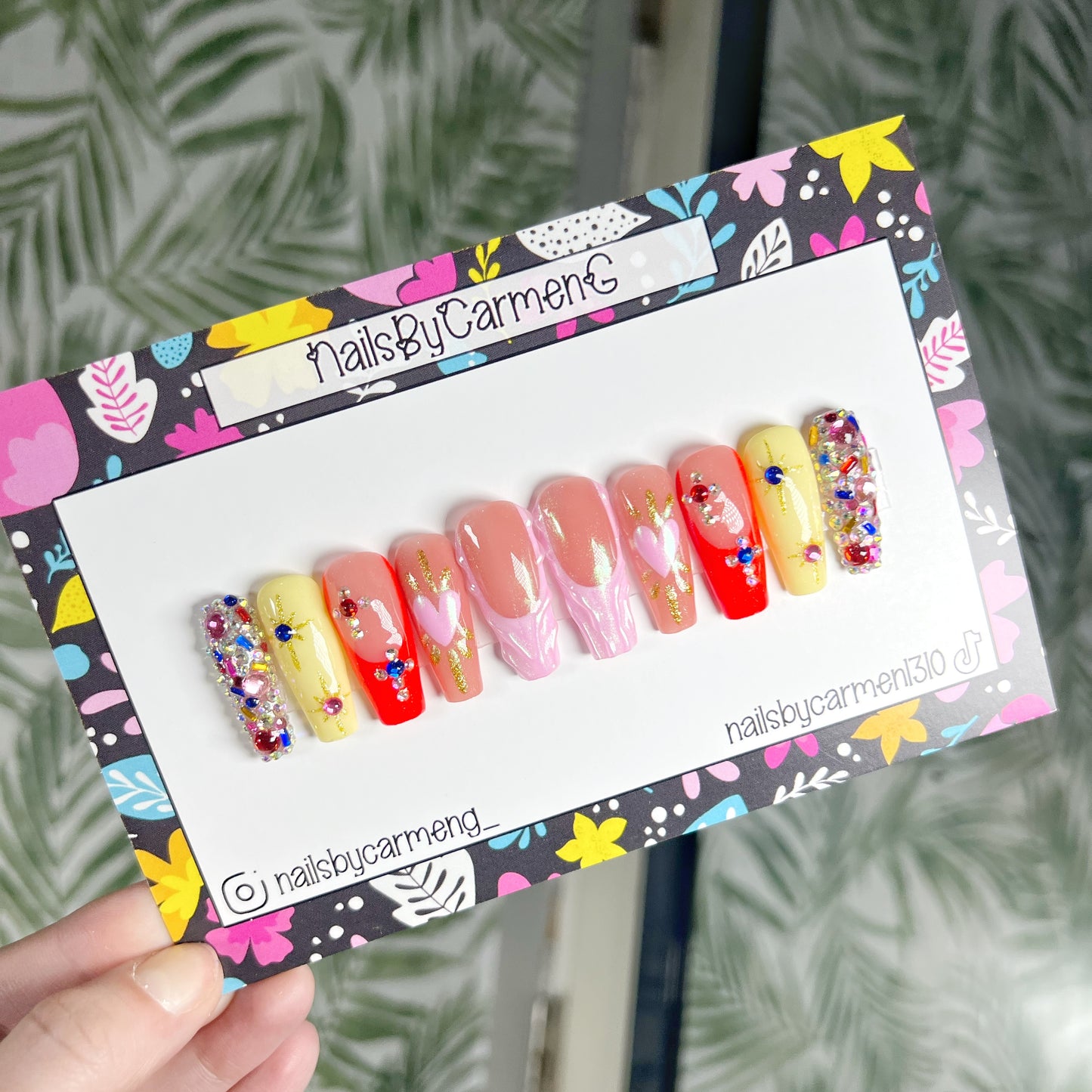 Princess vibes Acrylic Press on nails