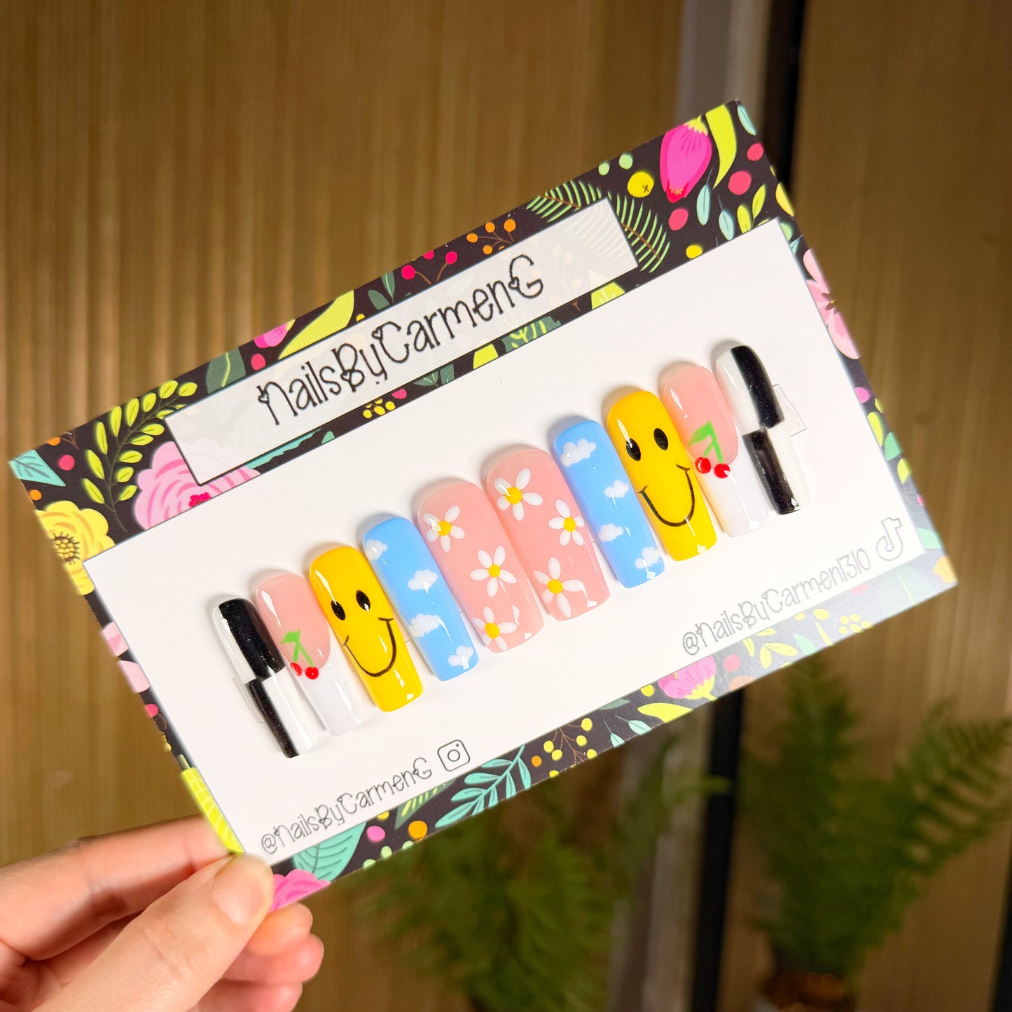 Y2K Mix and Match Acrylic Press On Nails