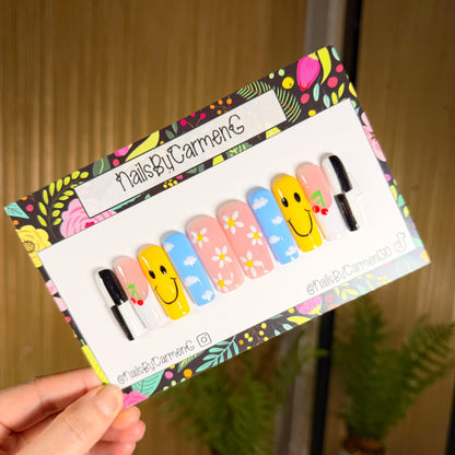 Y2K Mix and Match Acrylic Press On Nails