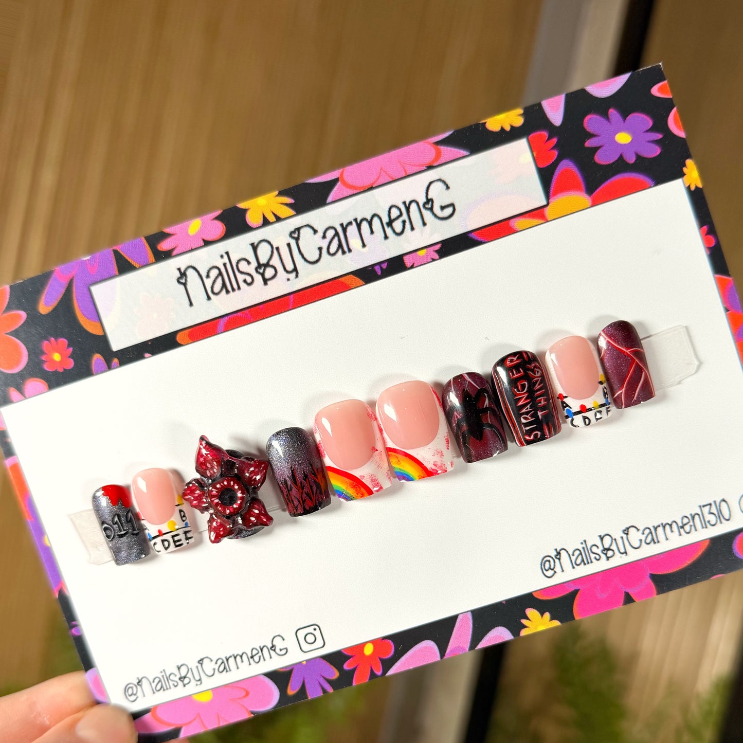 Stranger things Acrylic Press on nails