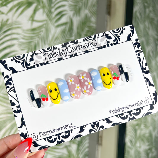 Y2K Mix and Match Acrylic Press On Nails