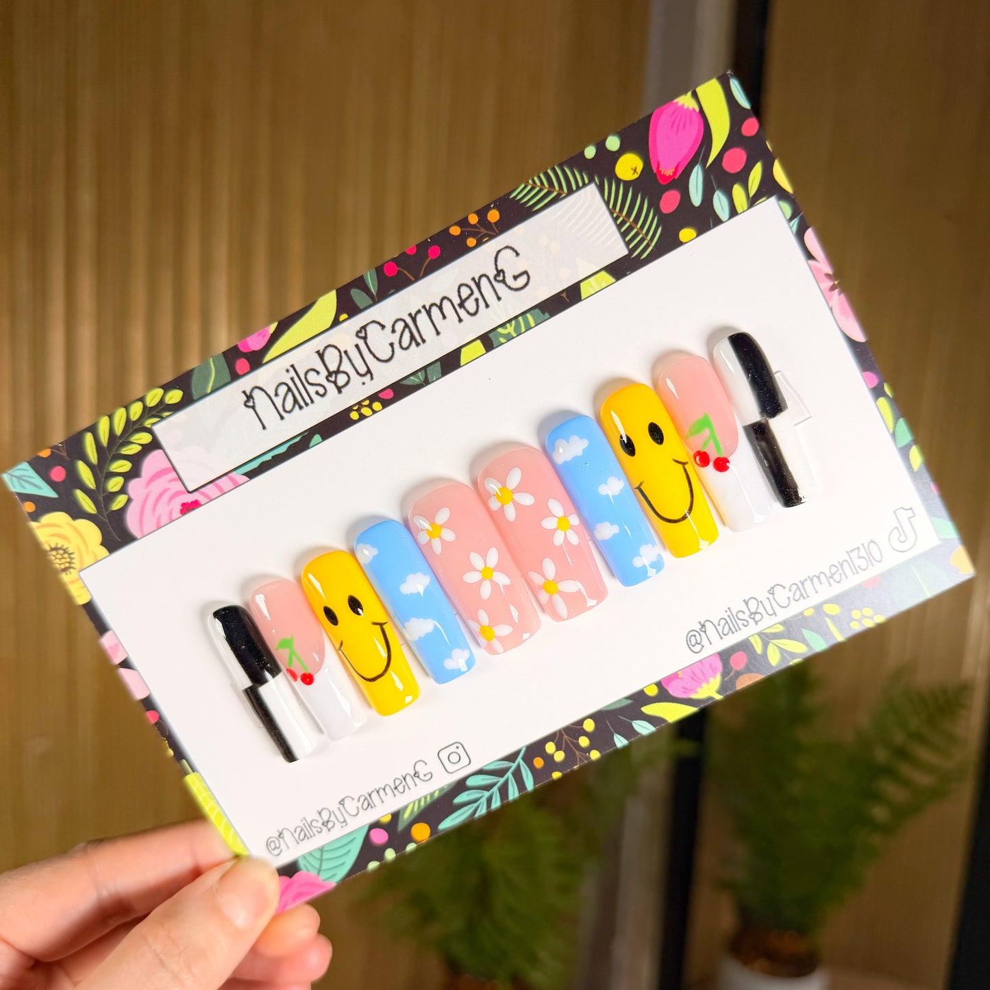 Y2K Mix and Match Acrylic Press On Nails