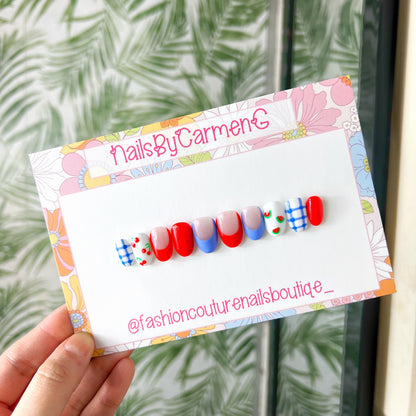 Cottage Core Acrylic Press on nails