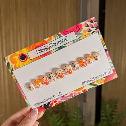 Fall Mickey Acrylic Press On Nails