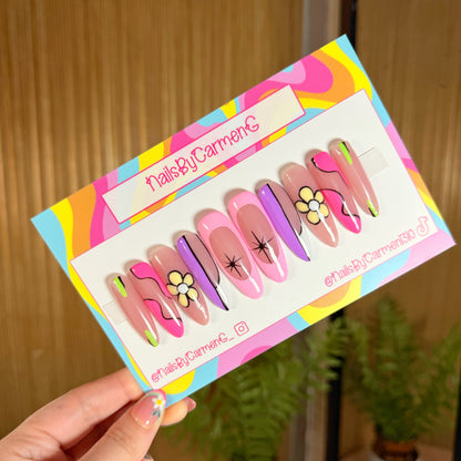 Y2k Spring Mix and match Acrylic Press on nails