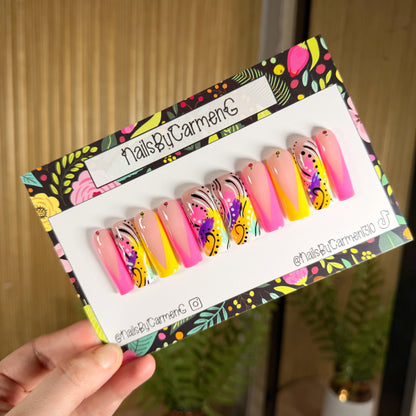 Vacay Babe Acrylic Press on nails