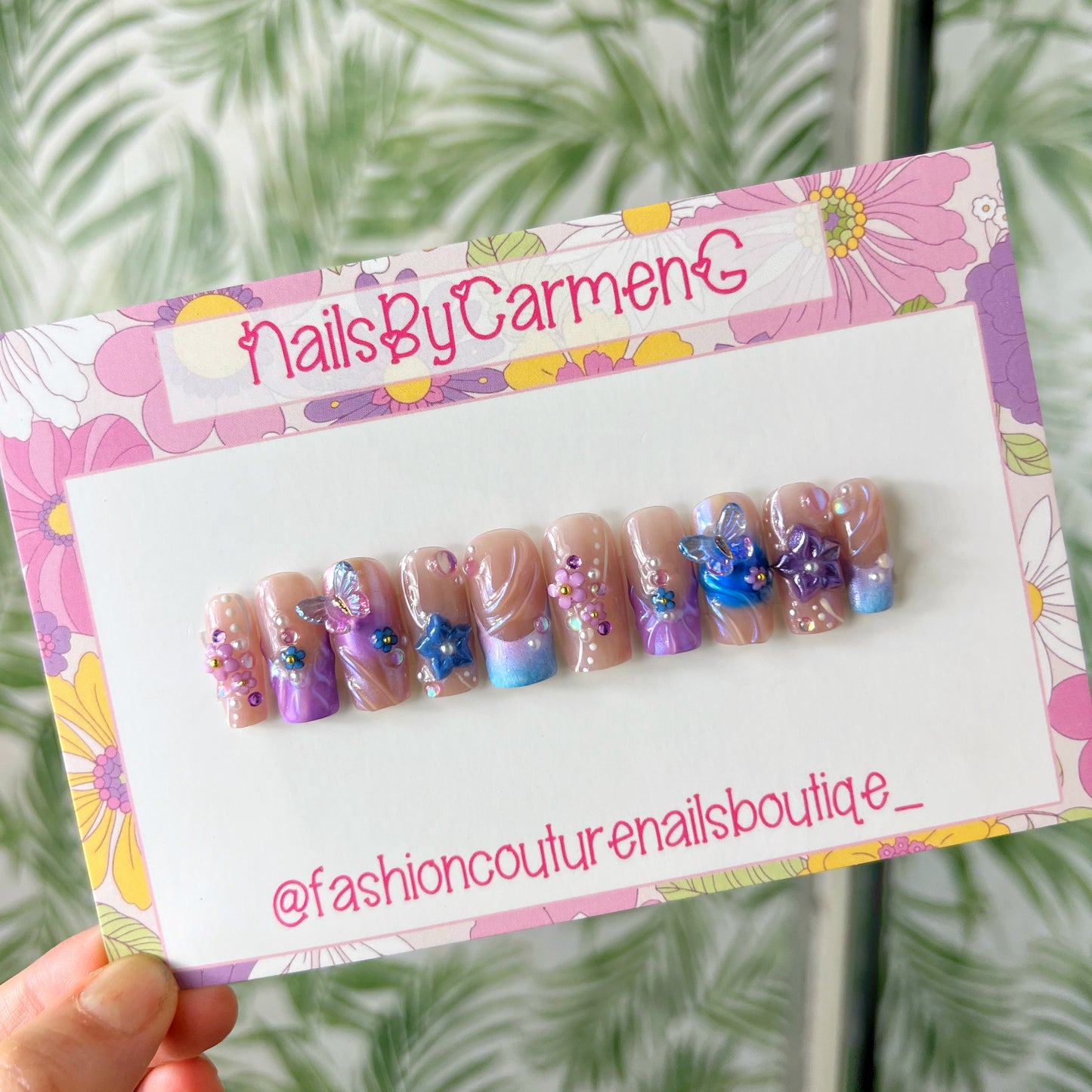 Mystical fairy Acrylic Press on nails