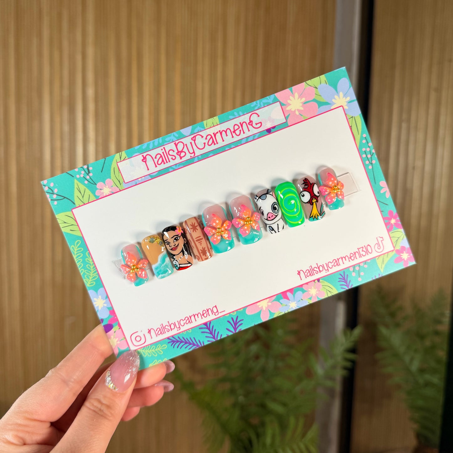 Moana Acrylic Press on nails